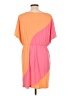 Laundry by Design Color Block Orange Casual Dress Size L - photo 2