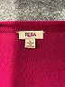 Reba Burgundy Long Sleeve Blouse Size L - photo 6