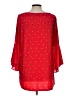 Roz & Ali Red 3/4 Sleeve Blouse Size L - photo 2