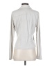 CAbi Solid Silver Long Sleeve Polo Size S - photo 2