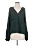 Old Navy 100% Rayon Green Long Sleeve Blouse Size S (tall) - photo 1