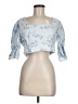 NA-KD Blue 3/4 Sleeve Blouse Size EU 40 / US 10 - photo 1