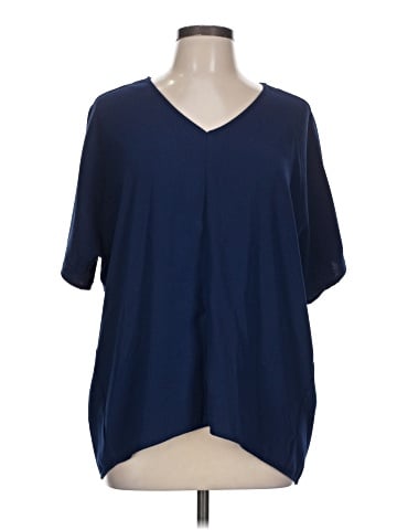 Worthington Short Sleeve Blouse (view 1)