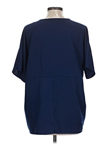 Worthington Short Sleeve Blouse (view 2)
