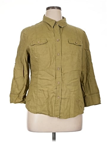 S5A 3/4 Sleeve Button-Down Shirt (view 1)
