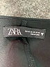 Zara Solid Black Casual Skirt Size XS - photo 3