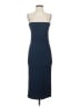 Topshop Solid Blue Casual Dress Size 2 - photo 1