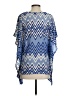 INC International Concepts 100% Polyester Blue Poncho Size S - photo 2