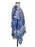 INC International Concepts 100% Polyester Blue Poncho Size S - photo 4