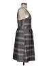 Tehama Plaid Gray Casual Dress Size S - photo 4