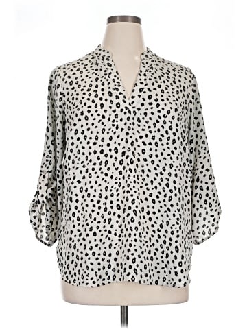Lush 3/4 Sleeve Blouse (view 1)
