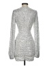 showpo Metallic Silver Cocktail Dress Size 2 - photo 2