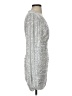 showpo Metallic Silver Cocktail Dress Size 2 - photo 4