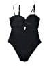 Unbranded Solid Black One Piece Swimsuit Size S - photo 1