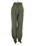 Shein Solid Green Casual Pants Size S - photo 2