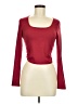 Shein Burgundy Long Sleeve Top Size M - photo 1