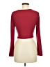 Shein Burgundy Long Sleeve Top Size M - photo 2