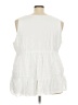 Torrid 100% Cotton White Sleeveless Blouse Size 4X Plus (4) - photo 2