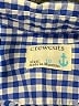 Crewcuts 100% Cotton Checkered-gingham Blue Long Sleeve Button-Down Shirt Size 10 - photo 3