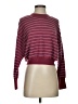 Unbranded Stripes Burgundy Turtleneck Sweater Size S - photo 1
