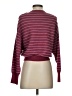 Unbranded Stripes Burgundy Turtleneck Sweater Size S - photo 2