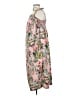 H&M 100% Cotton Tropical Pink Casual Dress Size 0 - photo 5