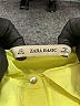 Zara Basic Yellow 3/4 Sleeve Button-Down Shirt Size L - photo 7