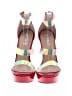 Assorted Brands Color Block Red Gray Sandals Size EU 40 - photo 2
