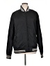 Assorted Brands 100% Nylon Solid Black Track Jacket Size XL - photo 1