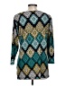 JM Collection Teal 3/4 Sleeve Blouse Size L - photo 2