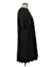 H&M Solid Black Casual Dress Size L - photo 4