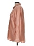 Express Color Block Orange Long Sleeve Blouse Size L - photo 5