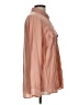 Express Color Block Orange Long Sleeve Blouse Size L - photo 4