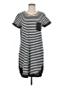 Foil Stripes Black Casual Dress Size 8 - photo 1