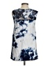American Age Blue Sleeveless Blouse Size S - photo 2