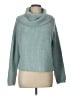 Mossimo 100% Acrylic Solid Teal Turtleneck Sweater Size L - photo 1