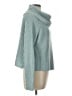 Mossimo 100% Acrylic Solid Teal Turtleneck Sweater Size L - photo 4