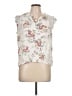 Buffalo by David Bitton 100% Viscose Floral Ivory Sleeveless Blouse Size L - photo 1