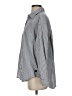 Gloria Vanderbilt 100% Cotton Stripes Gray Long Sleeve Button-Down Shirt Size S - photo 5