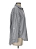 Gloria Vanderbilt 100% Cotton Stripes Gray Long Sleeve Button-Down Shirt Size S - photo 4