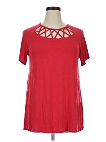 White Mark Short Sleeve Top (view 1)