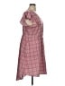 Lands' End 100% Polyester Paisley Floral Pink Casual Dress Size 1X - photo 4