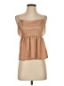 American Eagle Outfitters 100% Polyester Tan Sleeveless Blouse Size S - photo 1