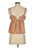 American Eagle Outfitters 100% Polyester Tan Sleeveless Blouse Size S - photo 2