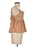 American Eagle Outfitters 100% Polyester Tan Sleeveless Blouse Size S - photo 4