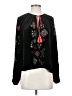 Zara 100% Polyester Black Long Sleeve Blouse Size S - photo 1