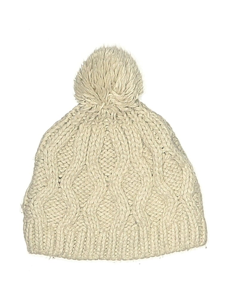 Pre-owned Assorted Brands Beanie Hat In Tan