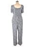 Old Navy 100% Viscose Hearts Blue Jumpsuit Size XL - photo 2