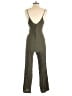 GB 100% Rayon Solid Green Jumpsuit Size S - photo 2