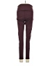 Lukka Lux Solid Burgundy Active Pants Size S - photo 2